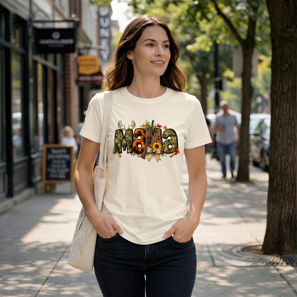 Mama Hunting & Nature Graphic Tee