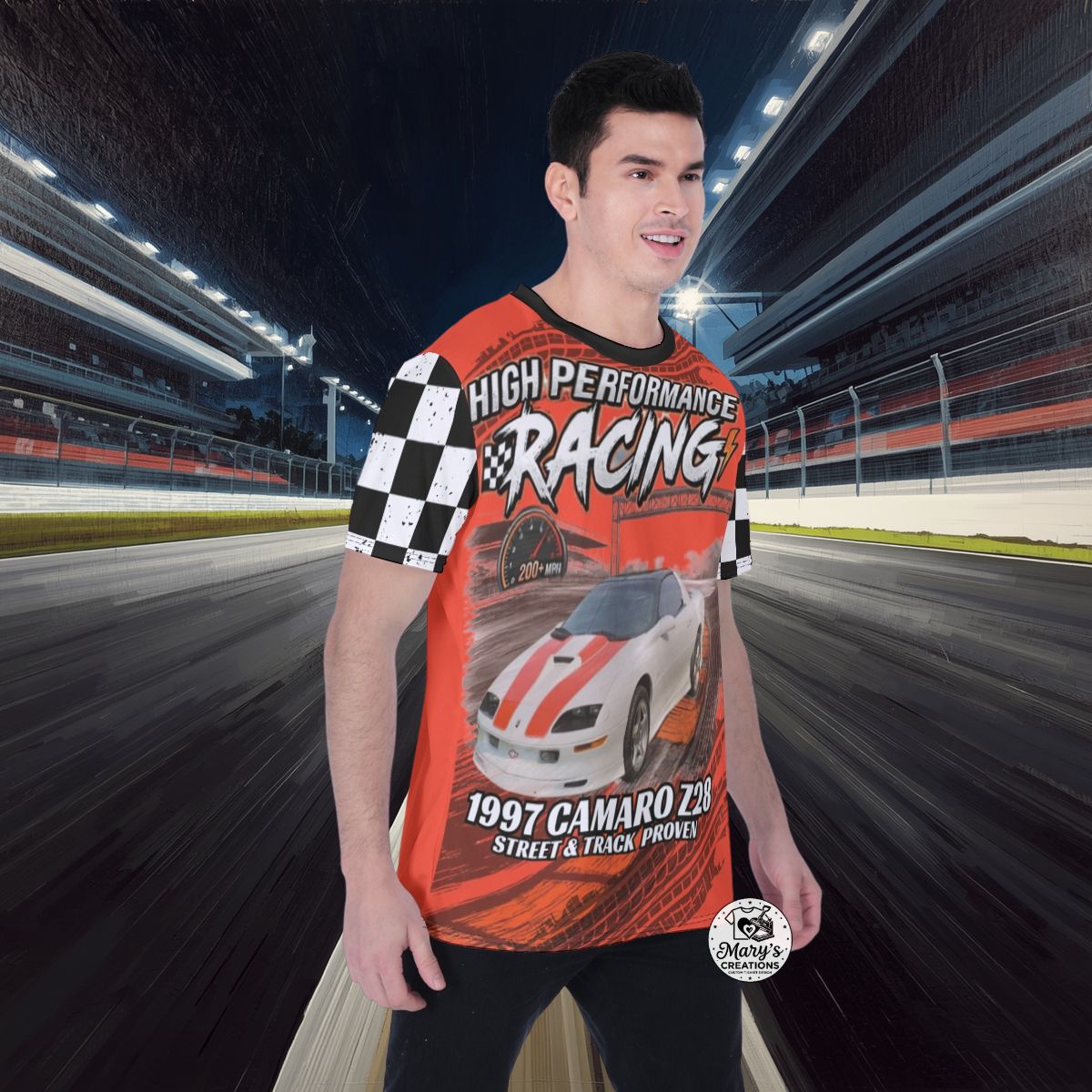 '97 Camaro Z28 High Performance AOP Racing Tee