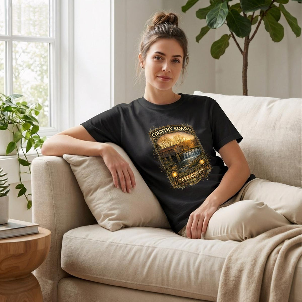 Historic Cowan Gristmill "Take Me Home" Tee - Custom Photography Women's Apparel by Mary's Creations