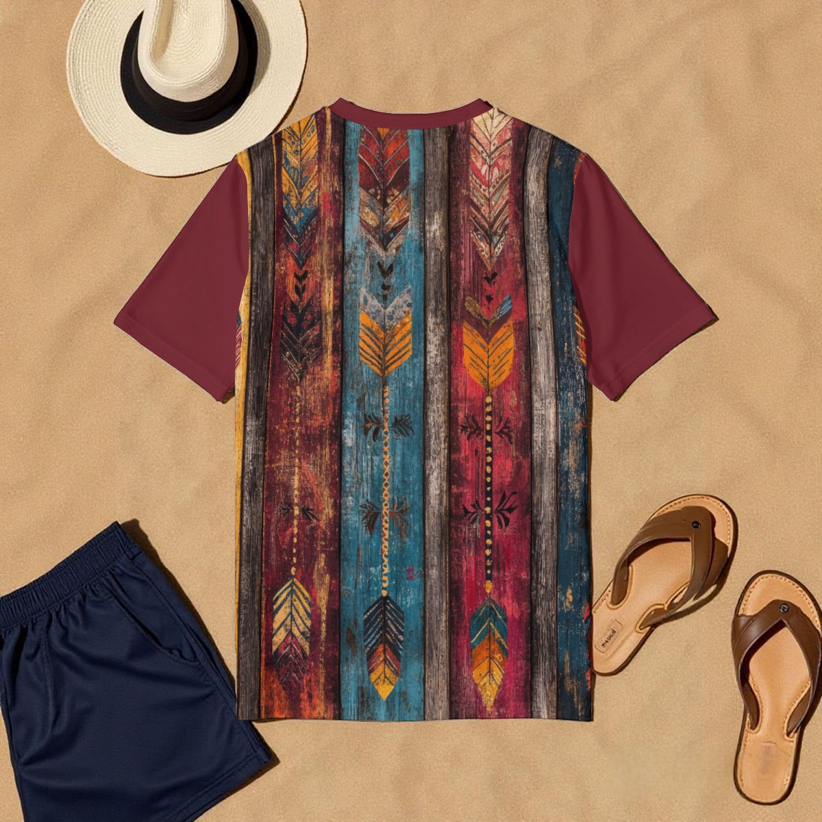 Rustic Boho Feather Sublimation Tee