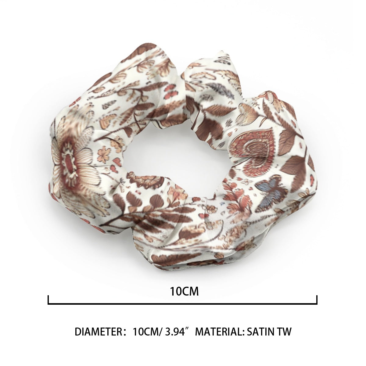 Earth Tone Meadow Scrunchie