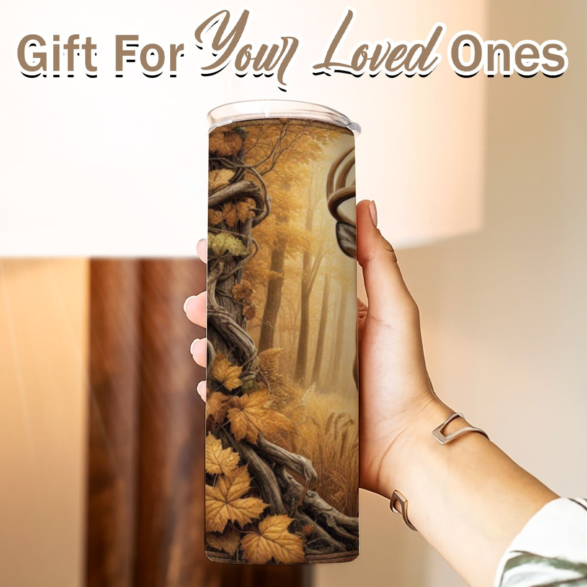 Majestic Autumn Whitetail Deer Insulated Tumbler