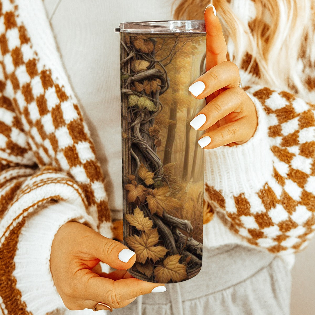 Majestic Autumn Whitetail Deer Insulated Tumbler