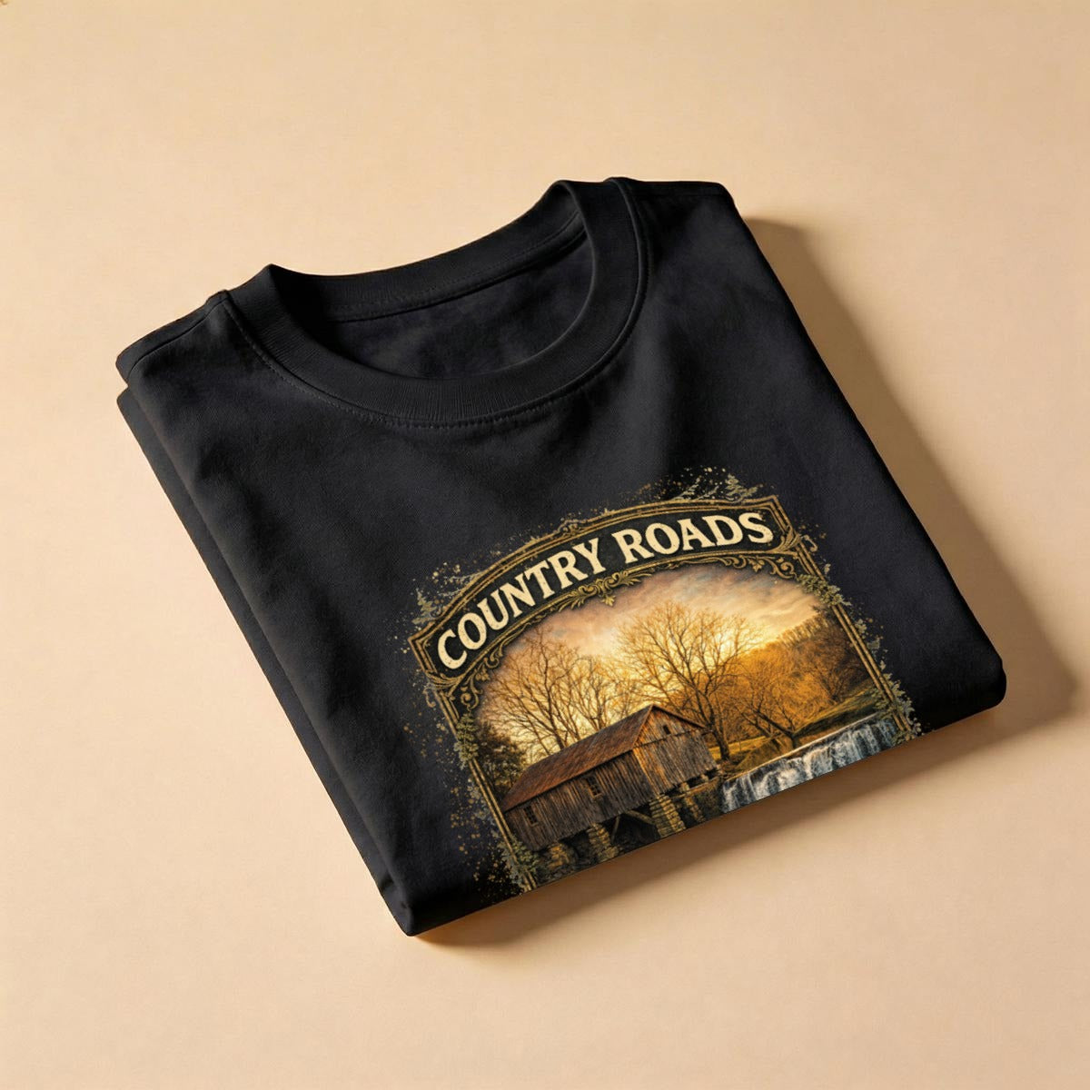 Historic Cowan Gristmill "Take Me Home" Tee - Custom Photography Women's Apparel by Mary's Creations