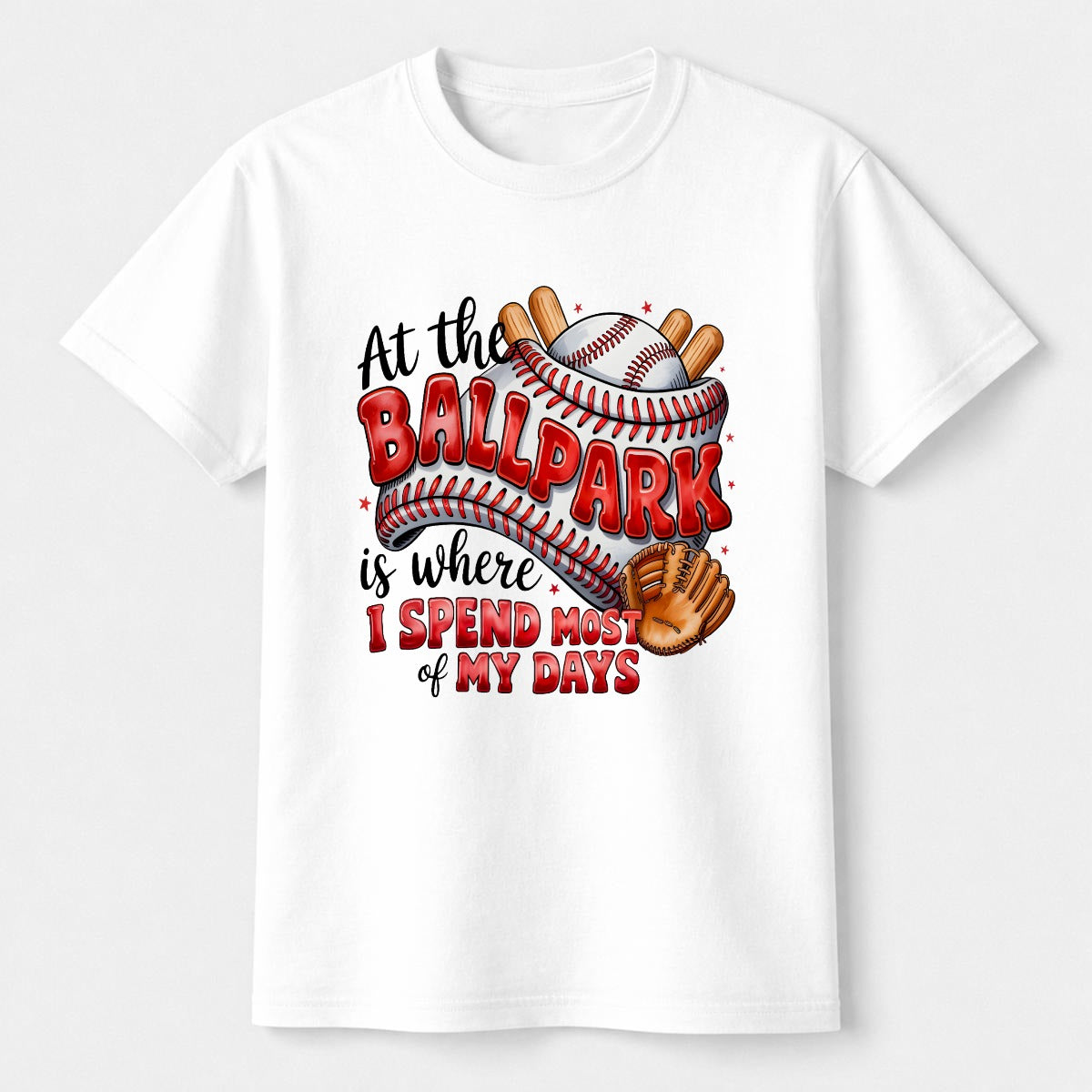 Women’s "At the Ballpark" Comfort Colors Tee