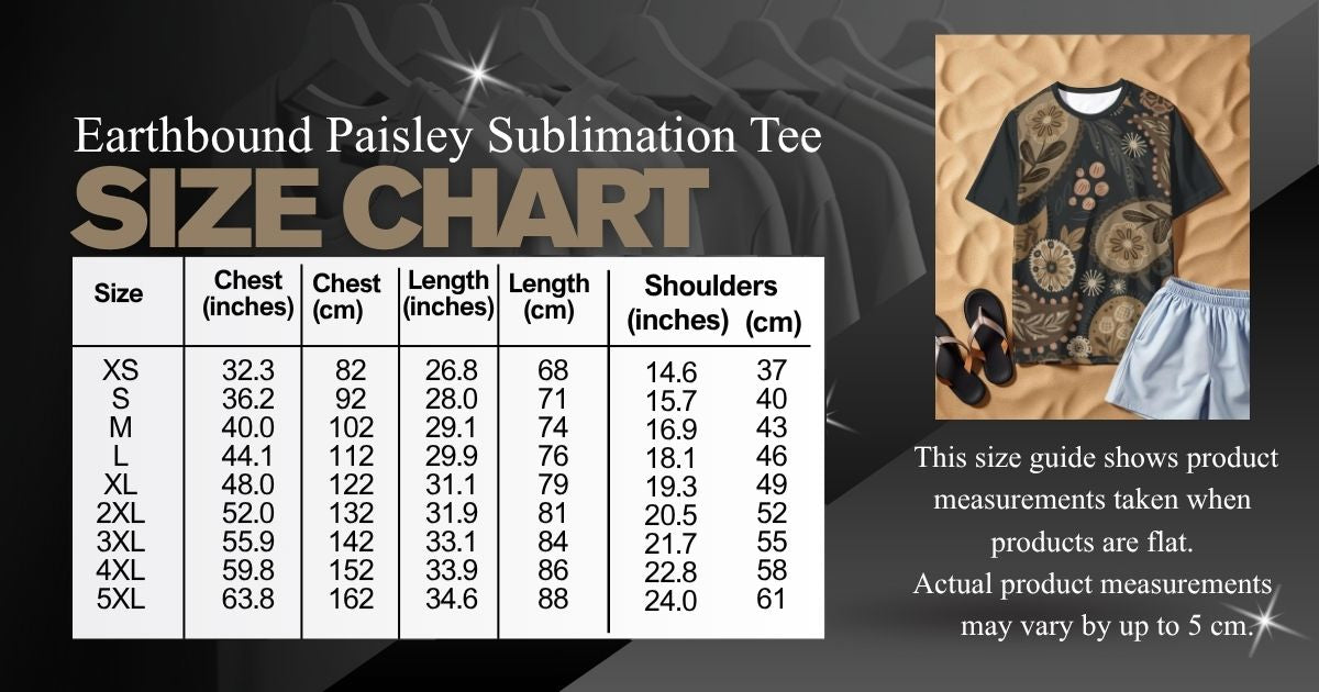 Earthbound Paisley Sublimation Tee