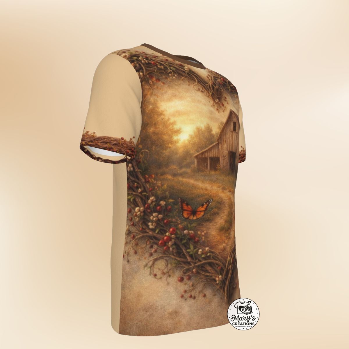 Rustic Barn Heart-Framed Tee