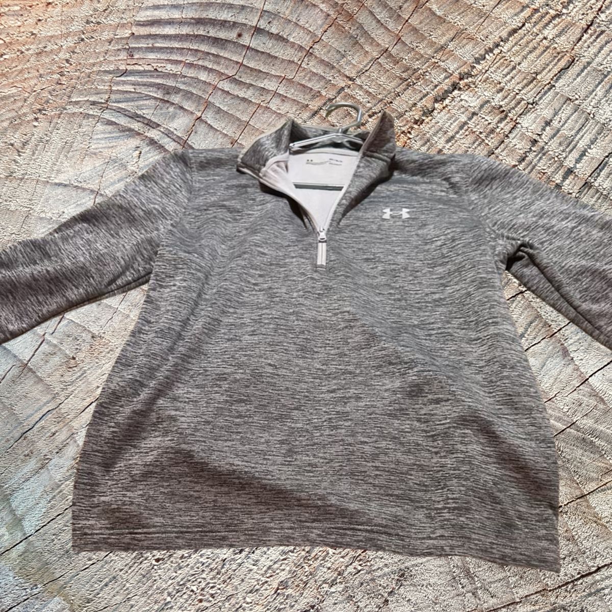 Under Armour Men's Tech 2.0 1/2 Zip Pullover-Gray Heather /Twist