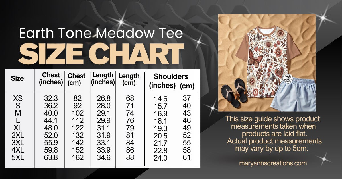 Earth Tone Meadow Sublimation Tee
