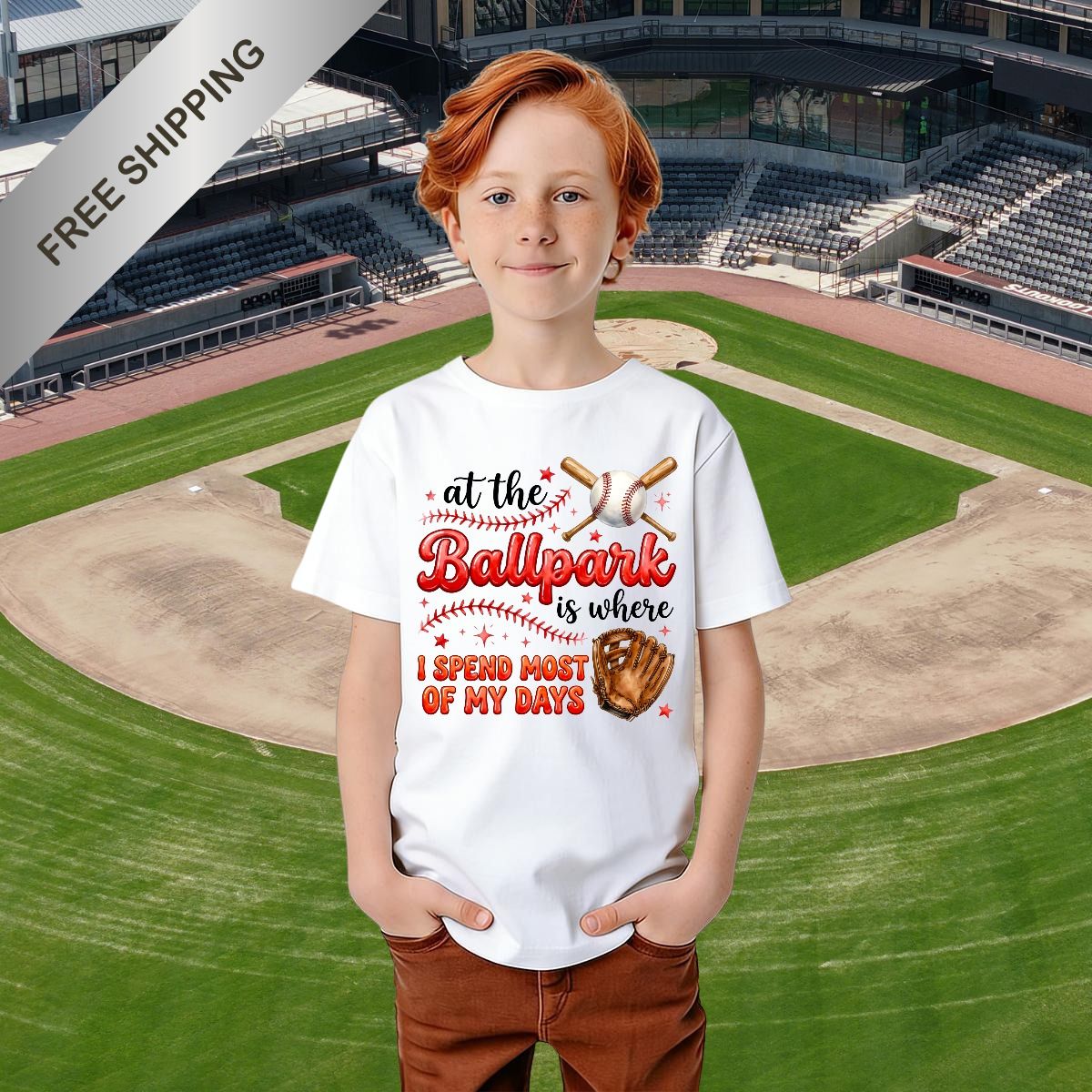 Kid's Most of My Days T Shirt Printed in USA|Gildan 5000B DTG