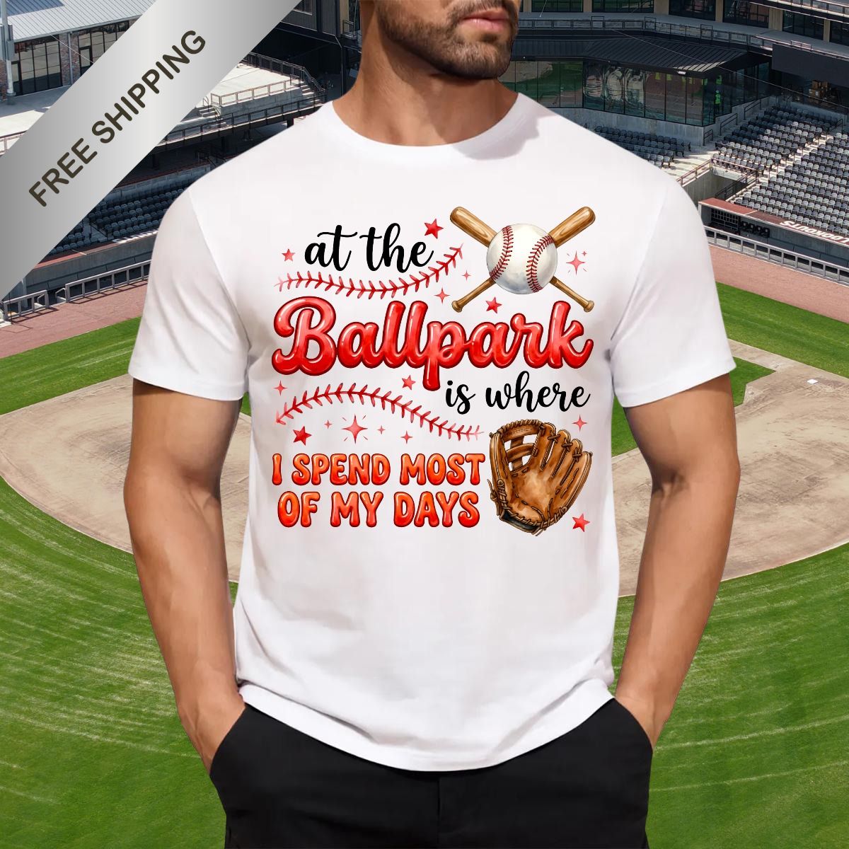 Most Of My Days Men's Unisex USA| Bella + Canvas 3001 (DTG) Tee