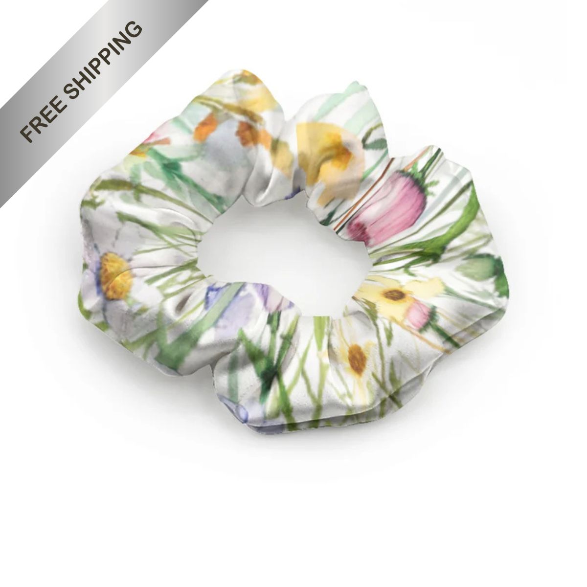 Wildflower Hair Scrunchie