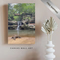 The Stone Bridge Cascade - Canvas with Frame|Vertical 2:3