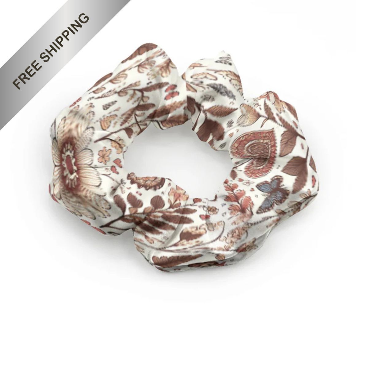 Earth Tone Meadow Scrunchie