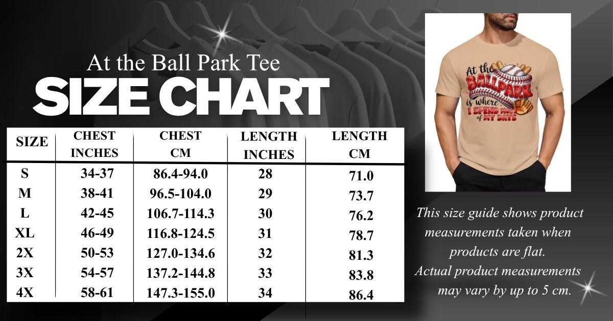 At The BallPark Unisex Men's   USA| Bella + Canvas 3001 (DTG) Tee