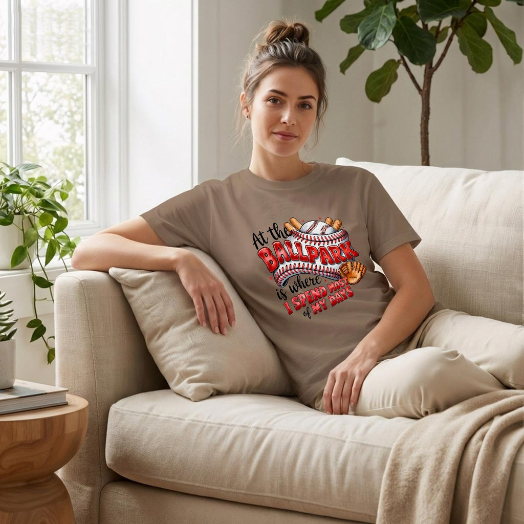 Women’s "At the Ballpark" Comfort Colors Tee