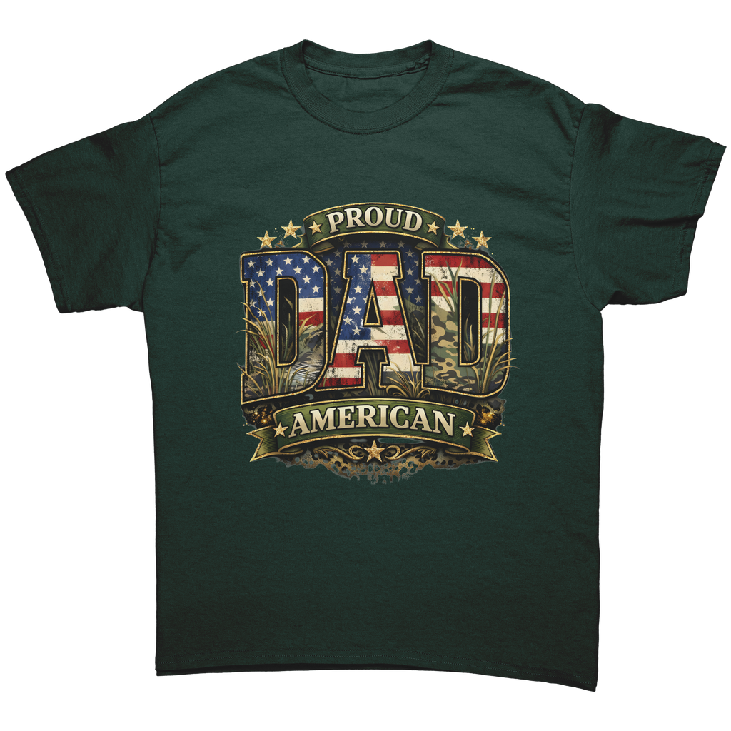 Proud_American_Dad_Patriotic_T-Shirt__U_Forest_Green_Mockup.png_15732475