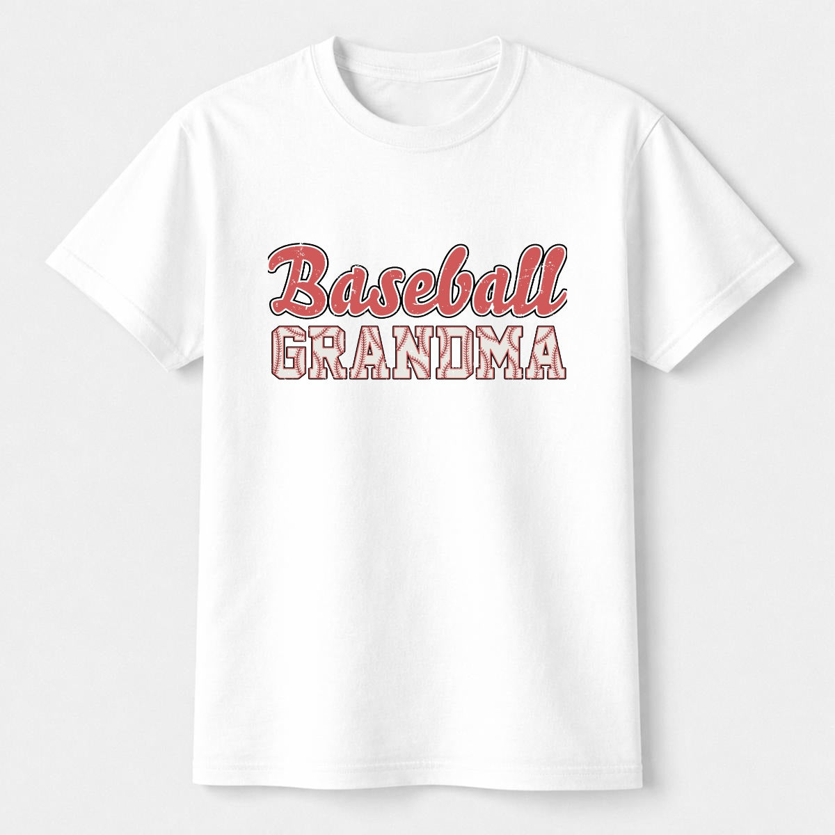 Women's BaseBall Grandma T-Shirt|Comfort Colors C1717 Double DTG