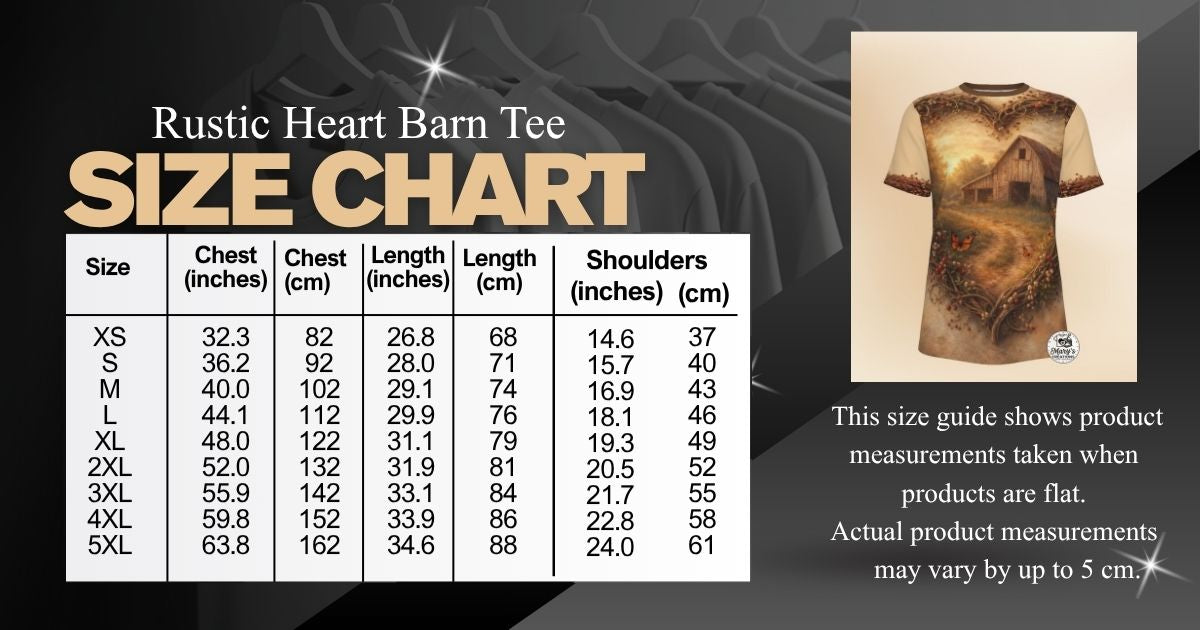 Rustic Barn Heart-Framed Tee